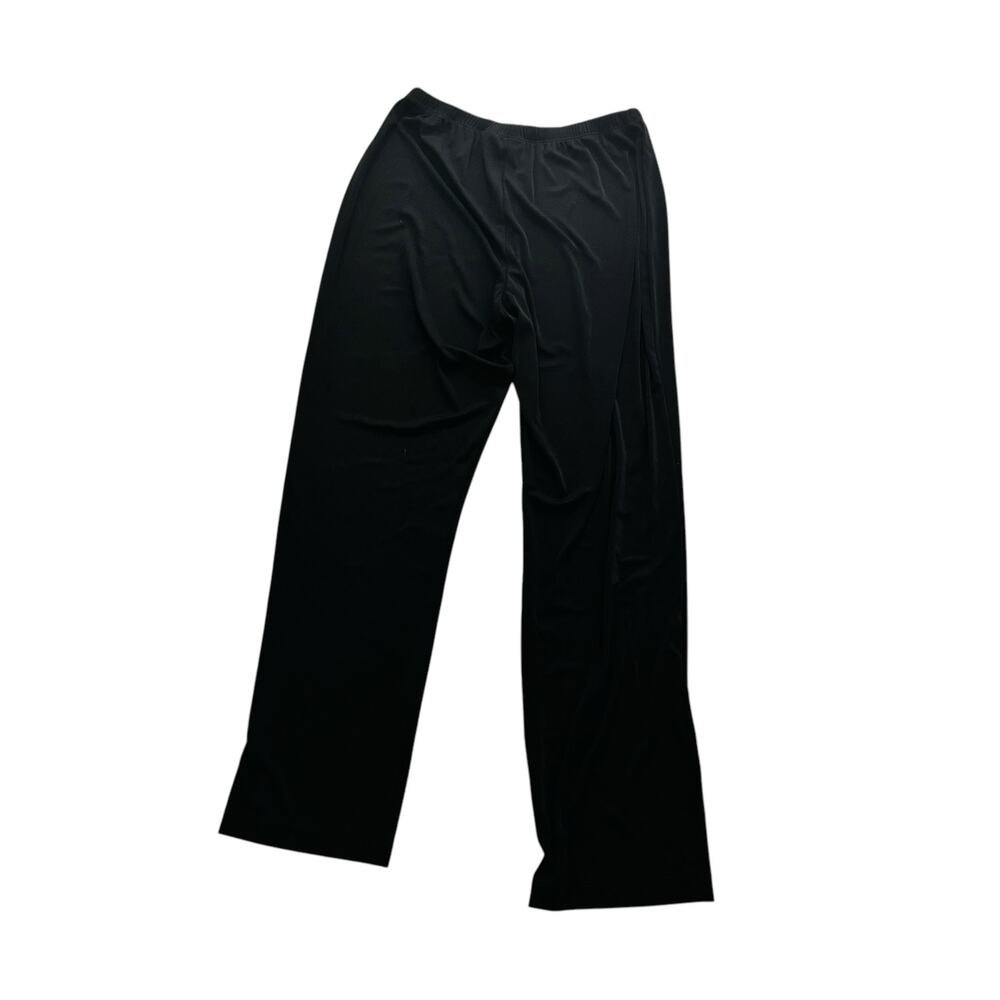 Chico’s Additions Pull On Straight Leg Pants Size L Large Black - Picture 3 of 9